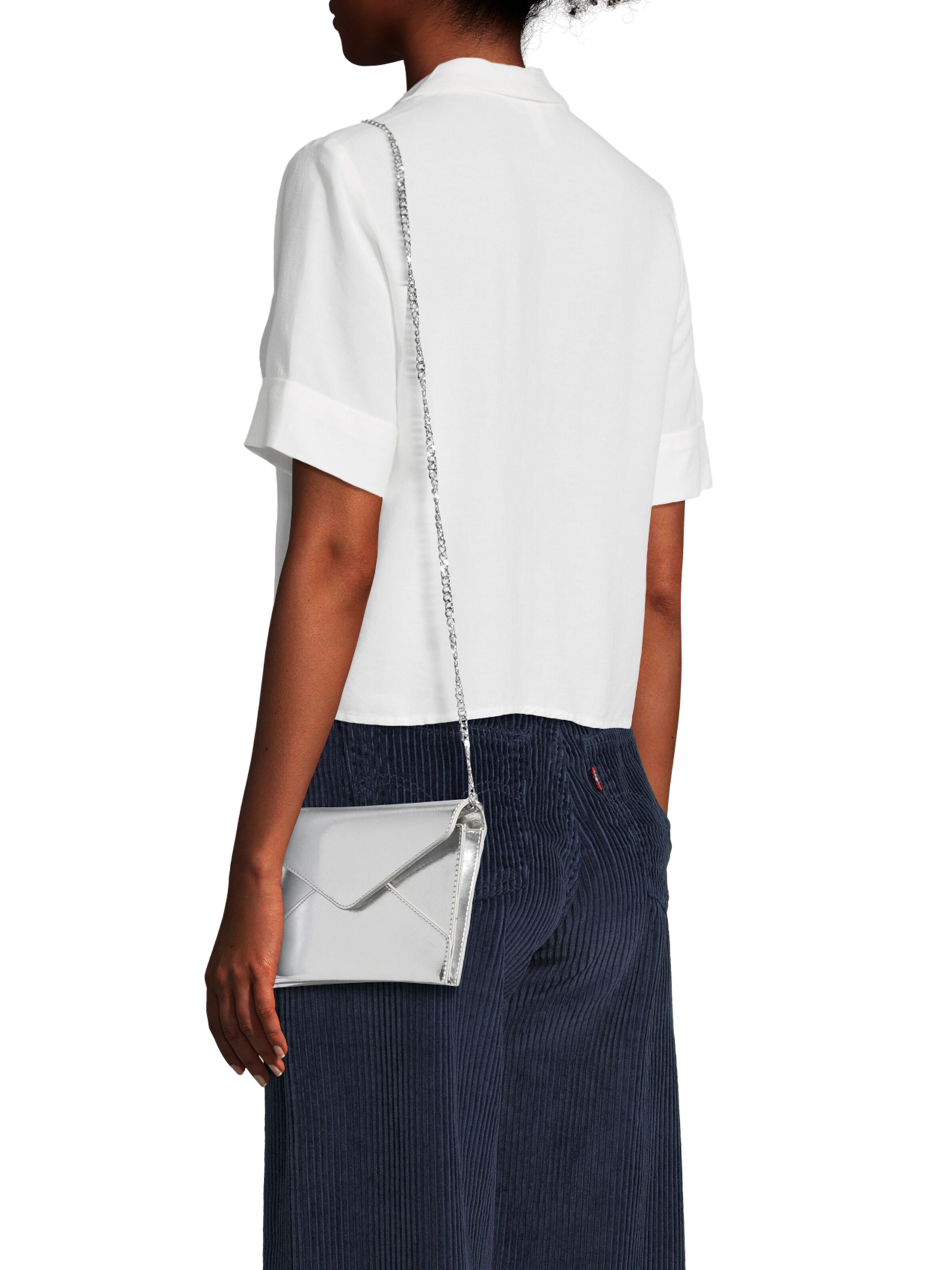 ALDO Kopertówka 'LUPINE' w kolorze srebrny