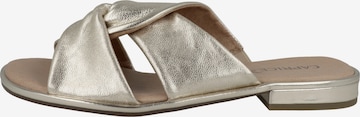 CAPRICE - Sapato aberto em ouro