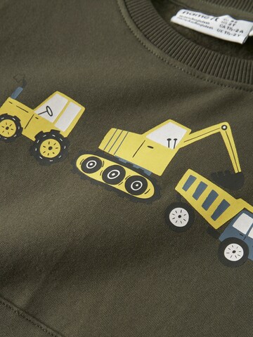 NAME IT Sweatshirt 'NMMVUGO' in Green