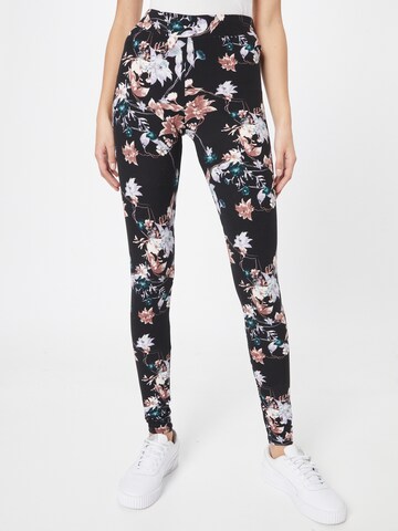 Urban Classics Skinny Leggings in Zwart: voorkant