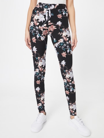 Urban Classics Skinny Leggings i sort: forside