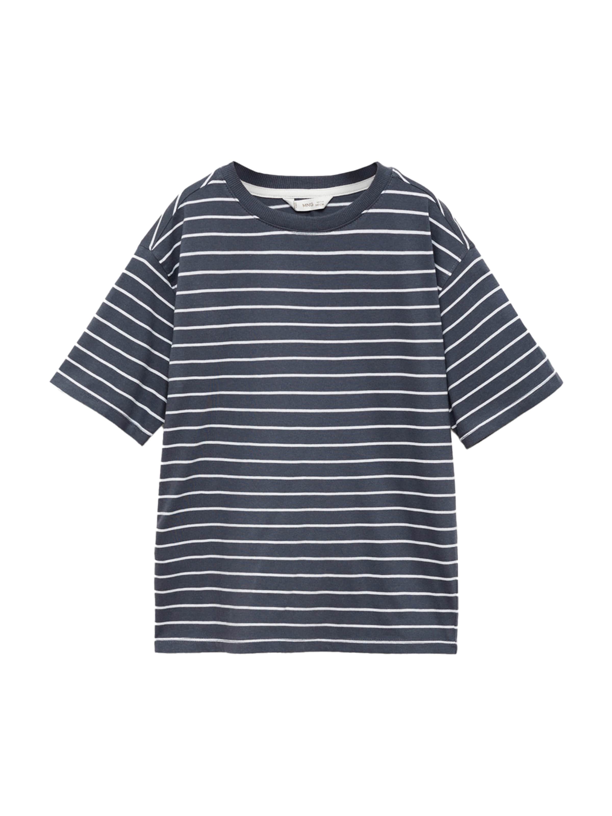 MANGO KIDS Shirt 'PEAK' in Grijs: voorkant