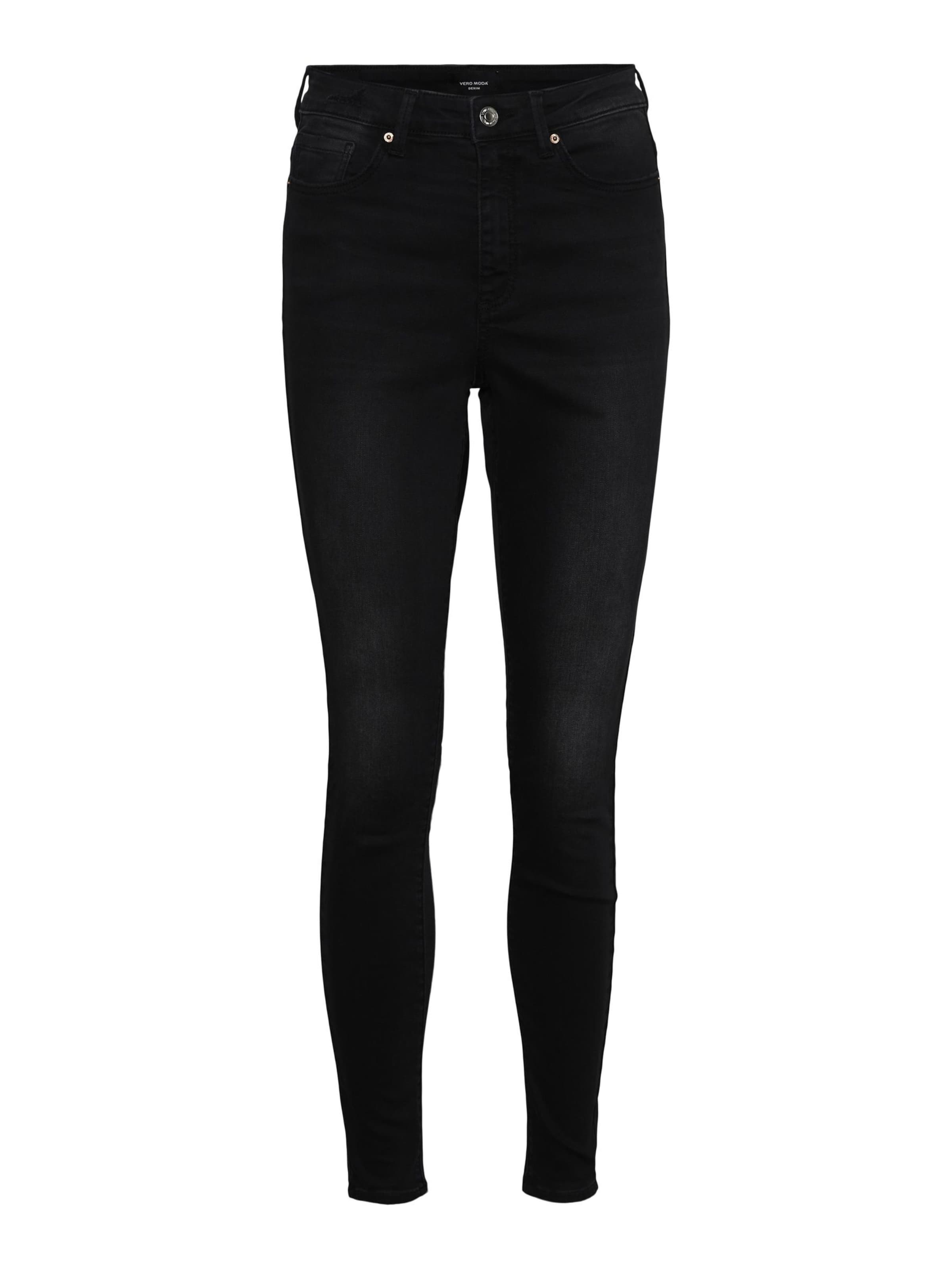 Skinny Jeans 'Sophia' de la VERO MODA pe negru: față