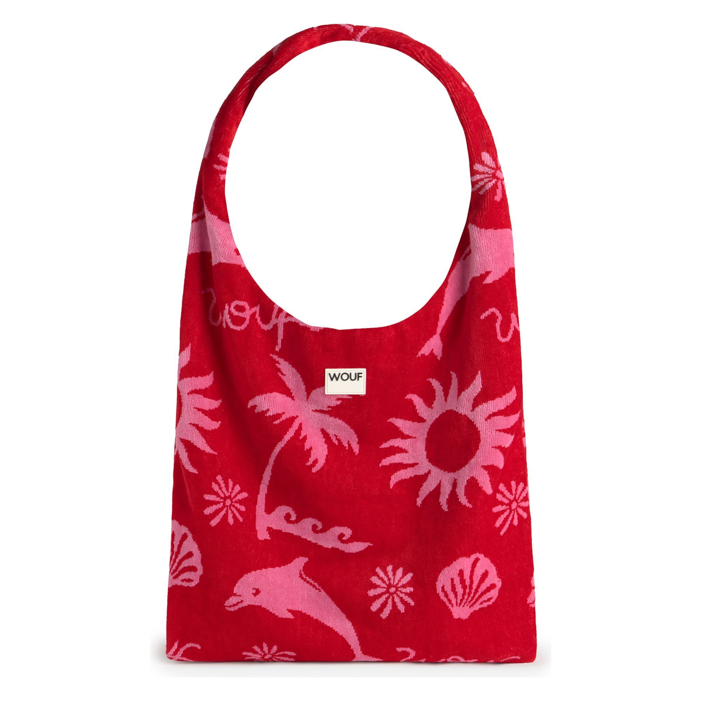 Borsa a spalla 'Terry' di Wouf in rosso: frontale
