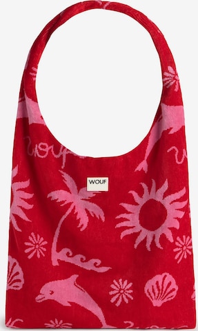 Borsa a spalla 'Terry' di Wouf in rosso: frontale