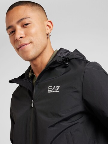 EA7 Emporio Armani Jacke in Schwarz