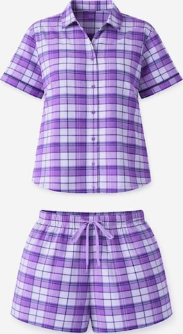 LEAFLETIC - Pijama en lila: frente