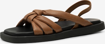 Shoe The Bear Sandals in Brown: front