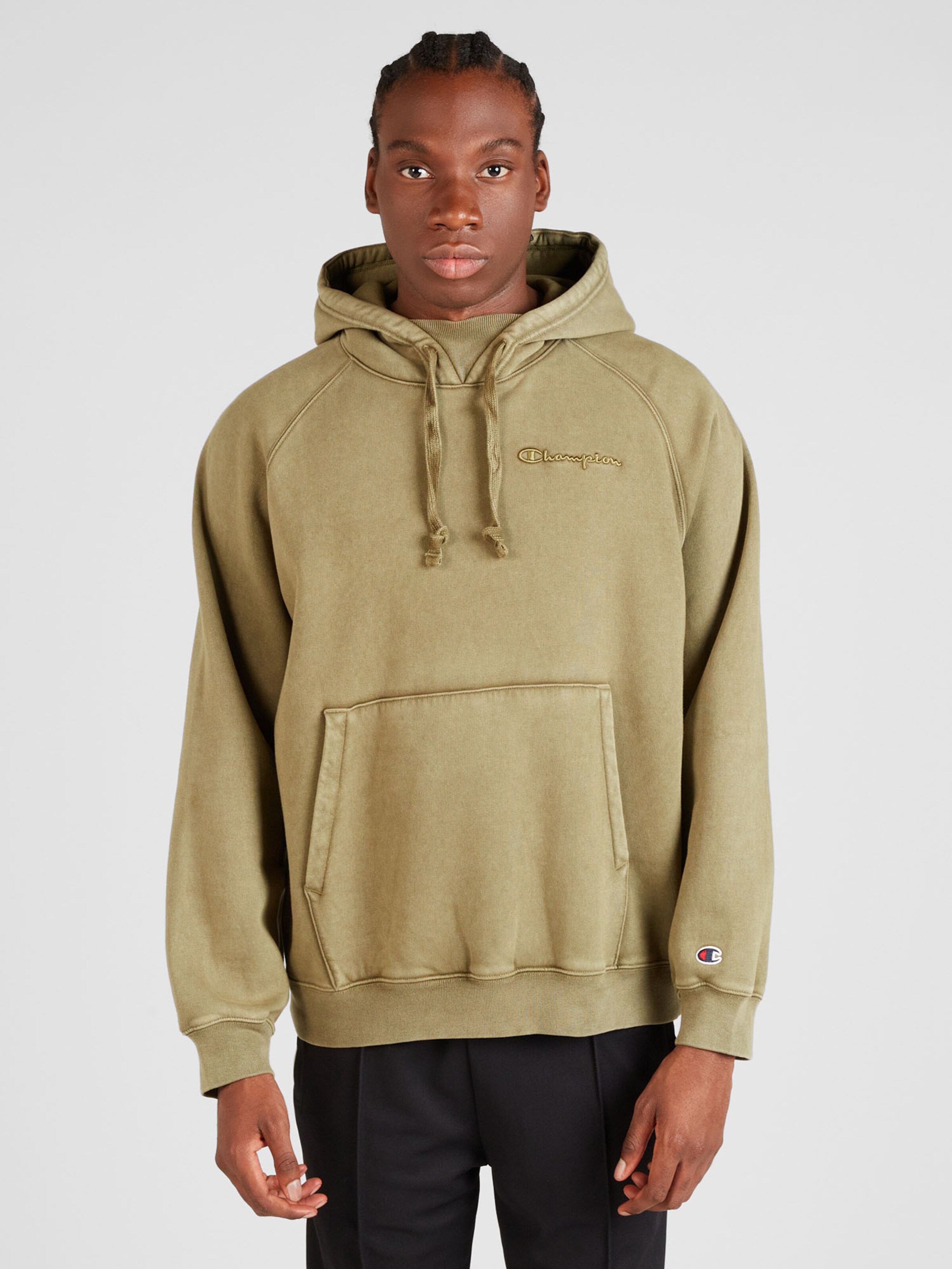 Champion khaki hotsell sweatshirt