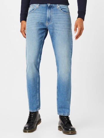 Calvin Klein Jeans Luźne Jeansy w kolorze niebieski: przód