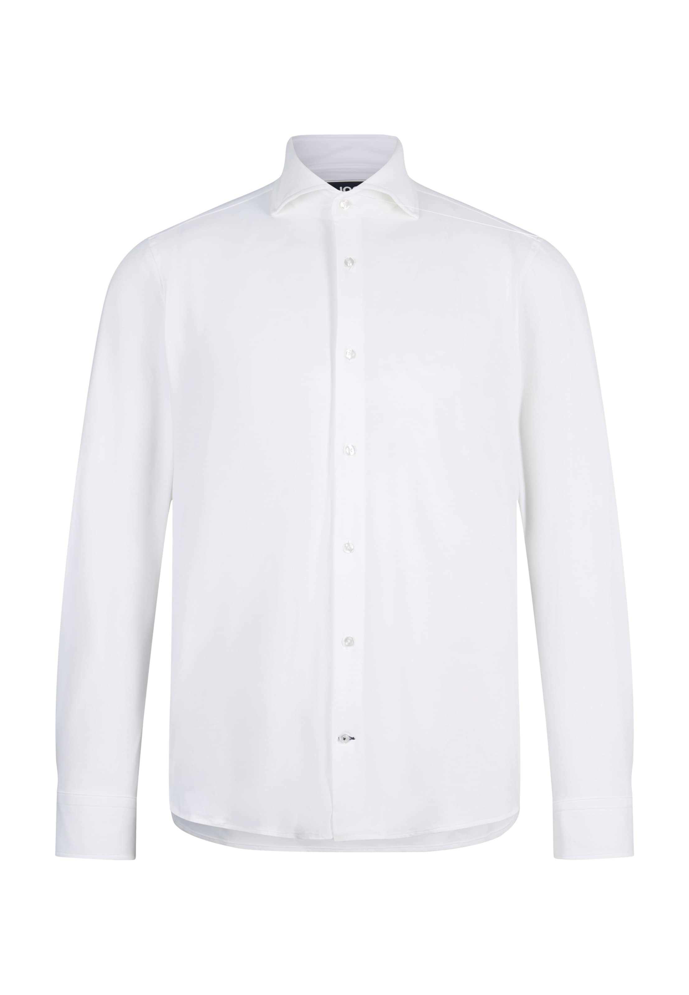 JOOP! Slim fit Business shirt in White: front