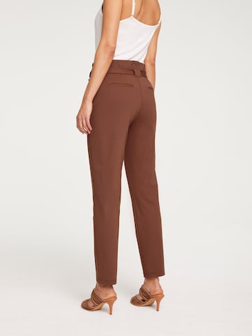 heine Tapered Pants 'Linea Tessini' in Brown