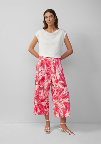 s.Oliver BLACK LABEL Wide Leg Hose in Pink
