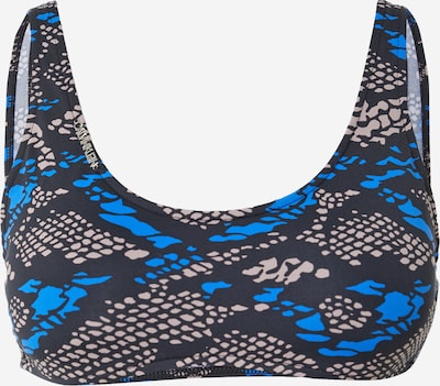 Calvin Klein Swimwear Горнище на бански в бежово / синьо / черно, Преглед на продукта