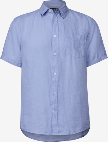 Street One MEN Hemd in Blau: Vorderseite