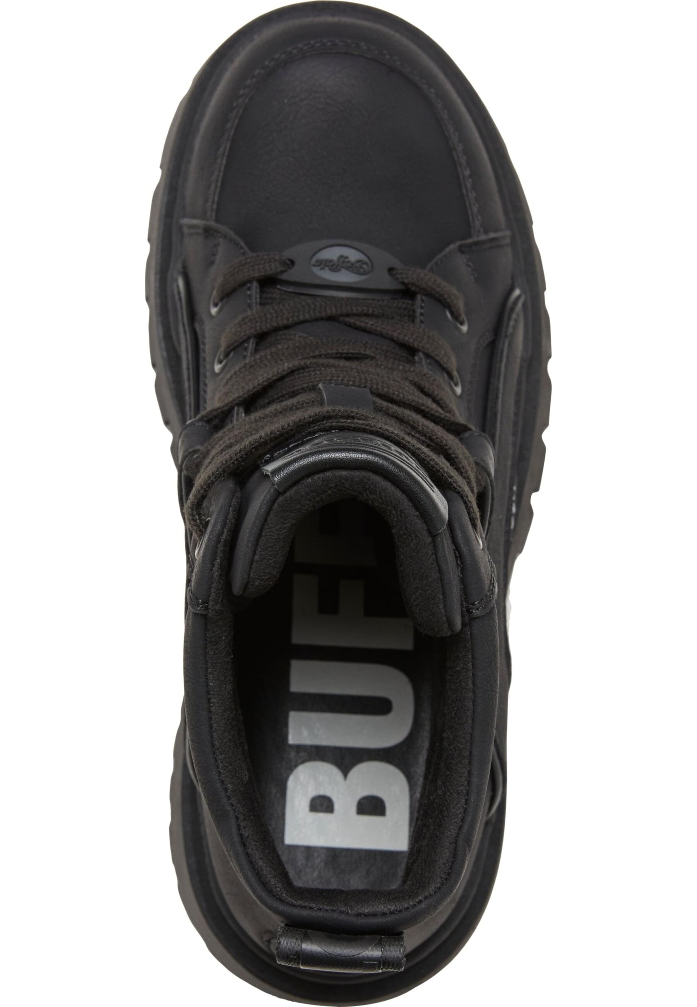 Stivaletto stringato 'Zanos' di BUFFALO in nero