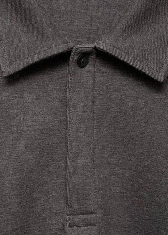 MANGO MAN Sweatshirt 'Labelp' in Grau