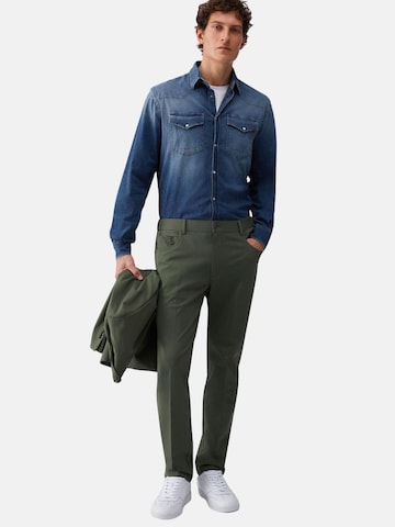 Coupe slim Pantalon 'LIU JO UOMO PANTALONE JERSEY PANTALONE' Liu Jo en vert
