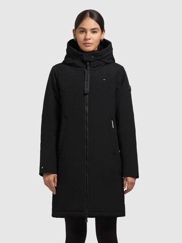 khujo Winter Jacket in Black: front