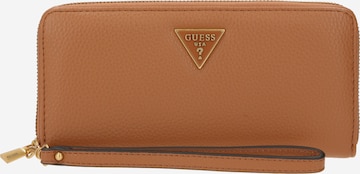 GUESS Wallet 'LARYN' in Brown: front