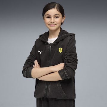 PUMA Sportief sweatvest 'Scuderia Ferrari' in Zwart: voorkant