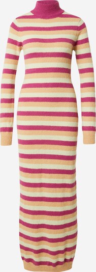 Nasty Gal Úpletové šaty - pastelově žlutá / jasně oranžová / pink, Produkt