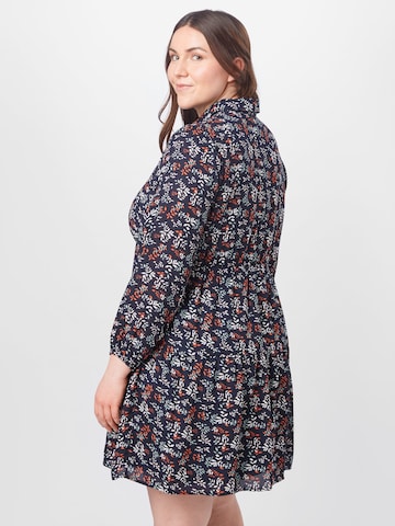 ABOUT YOU Curvy Shirt Dress 'Cora' in Blue