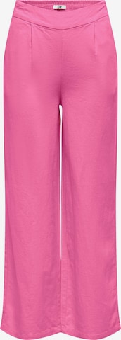 JDY Pleat-Front Pants 'Say' in Pink: front