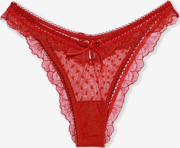 Slip 'Petra' di ETAM in rosso: frontale