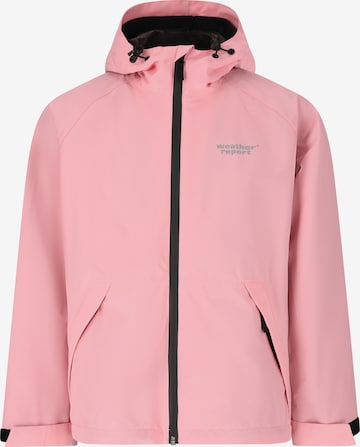 Weather Report Regenset 'Gust Jr.' in Pink: Vorderseite
