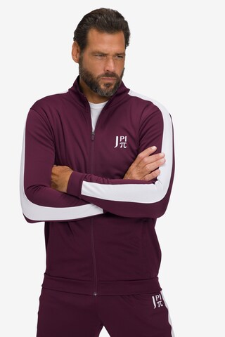 JAY-PI Zip-Up Hoodie in Purple: front