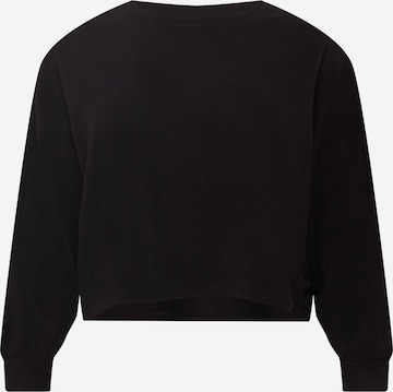 Sweat-shirt 'ILSA' Vero Moda Curve en noir : devant