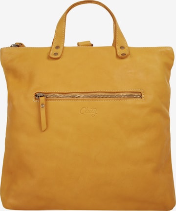 Cluty - Bolso de hombro en amarillo: frente