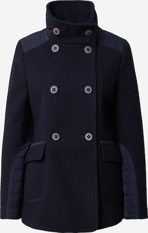 Amber & June Between-seasons coat in Blue: front