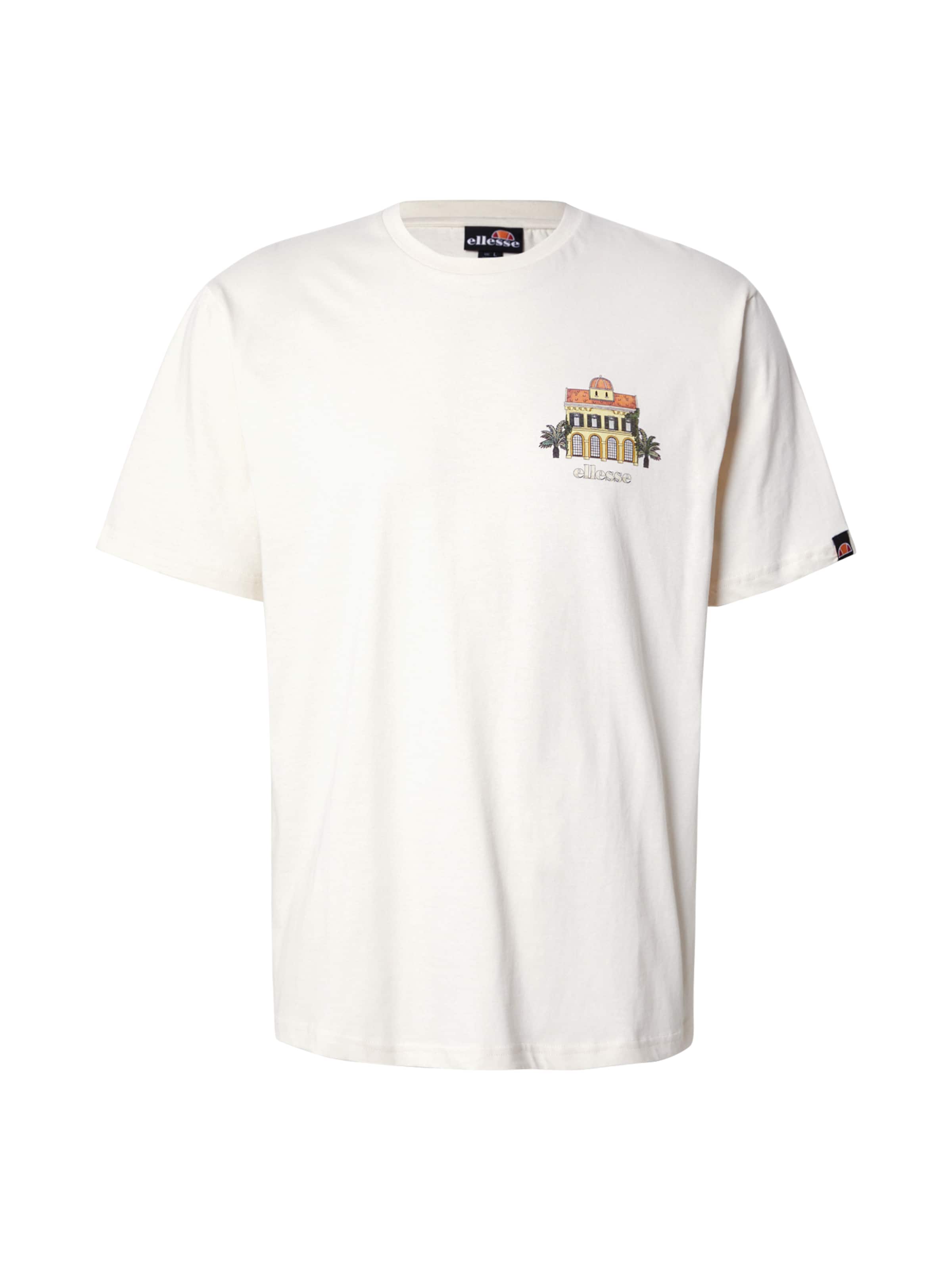 ELLESSE Μπλουζάκι 'PIAZZO' σε λευκό: μπροστά