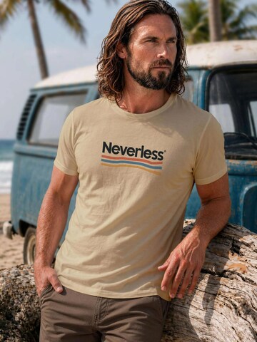 Neverless Shirt 'Color Waves' in Beige