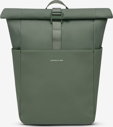 Kapten & Son Rucksack 'Lund Basic' in Grün: Vorderseite