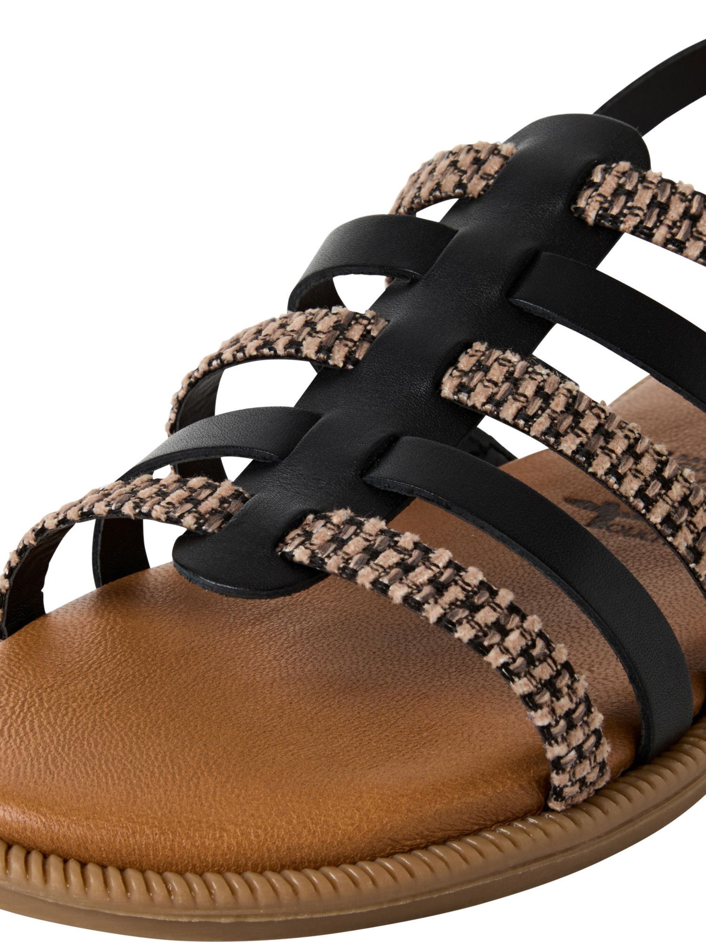 Tamaris Sandale in Schwarz