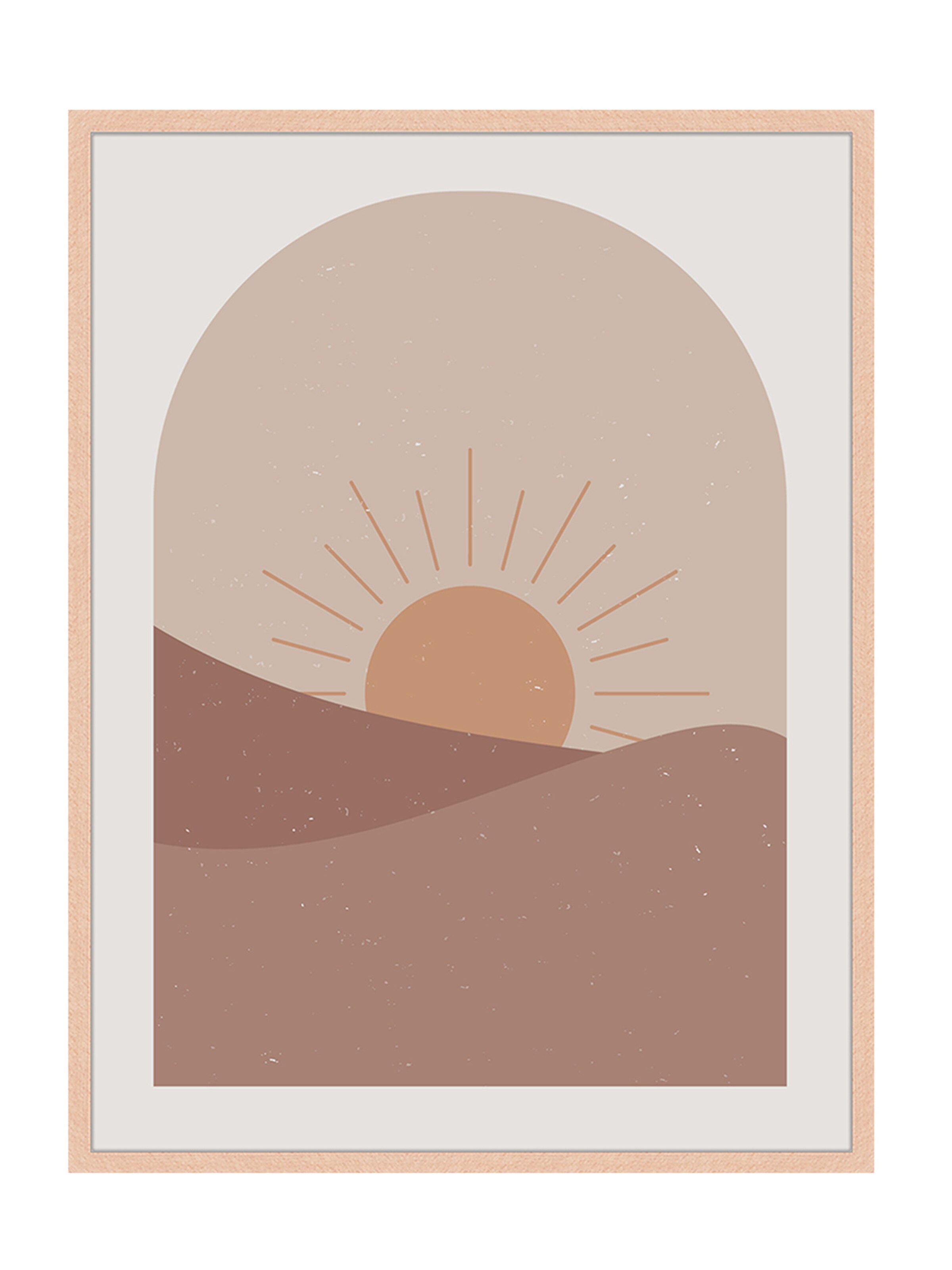 Liv Corday Image 'Sunrise Arch' in Brown: front