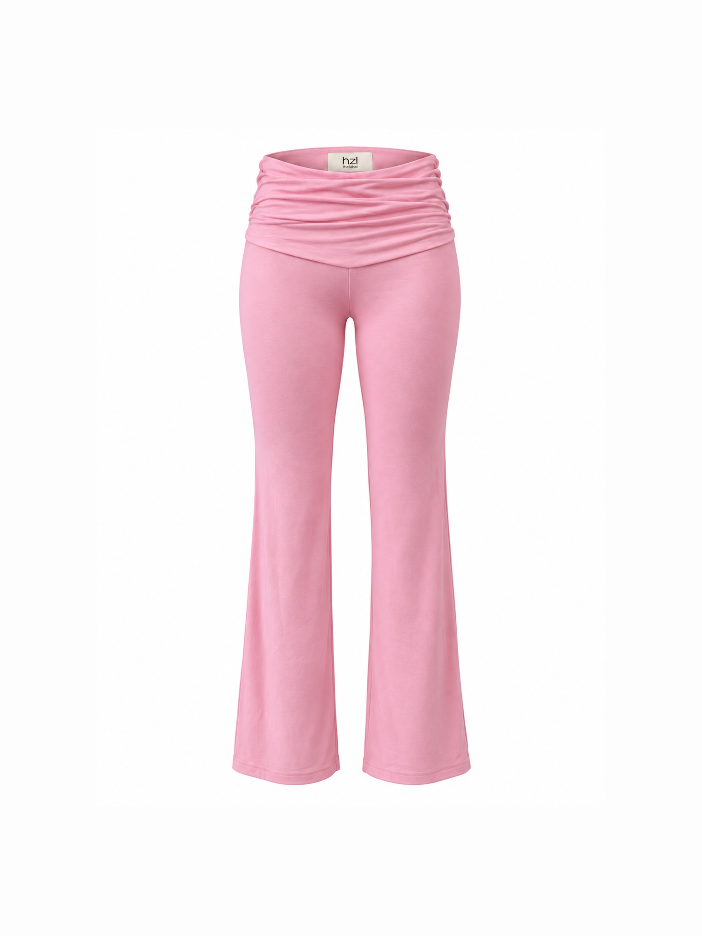 hzl the label Flared Leggings - rózsaszín: elől