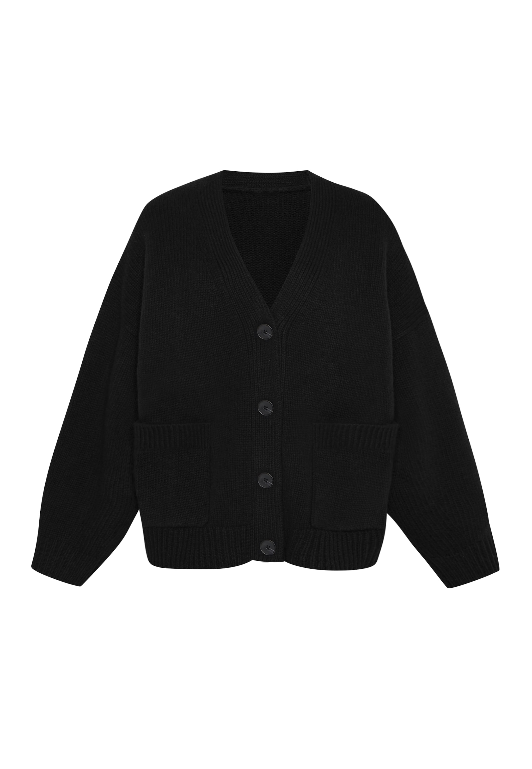 Style Republic Gebreid vest in Zwart: voorkant