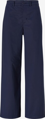 North Sails Wide leg Chino in Blauw: voorkant