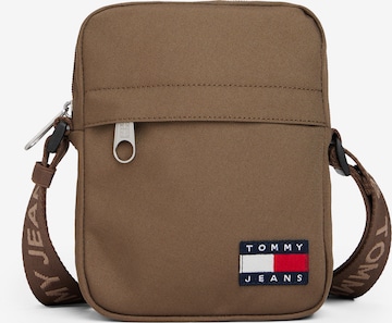 Borsa a tracolla 'ESS' di Tommy Jeans in marrone: frontale