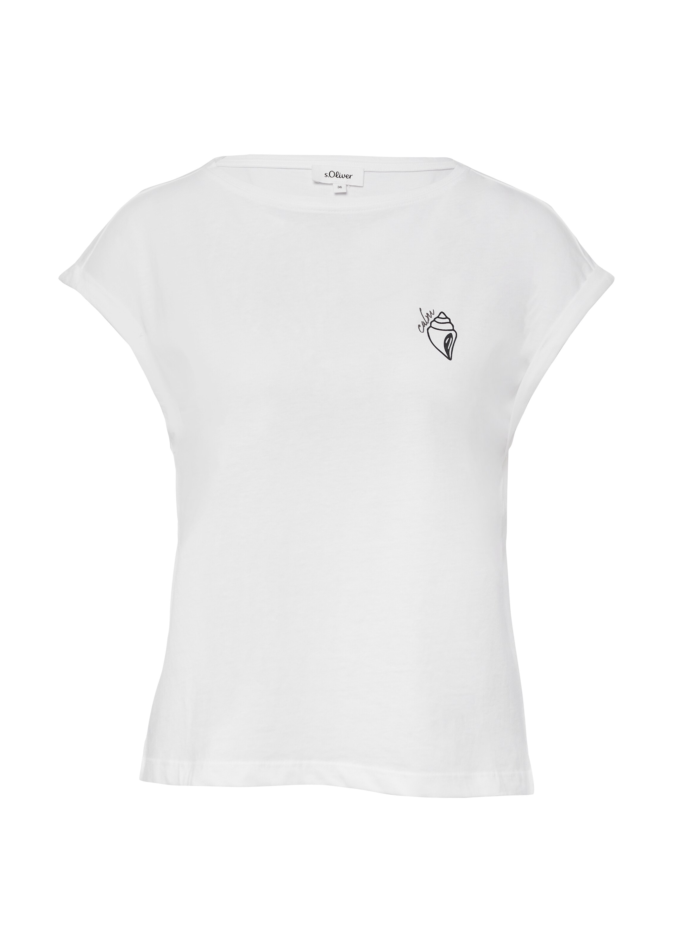 s.Oliver Shirt in White: front