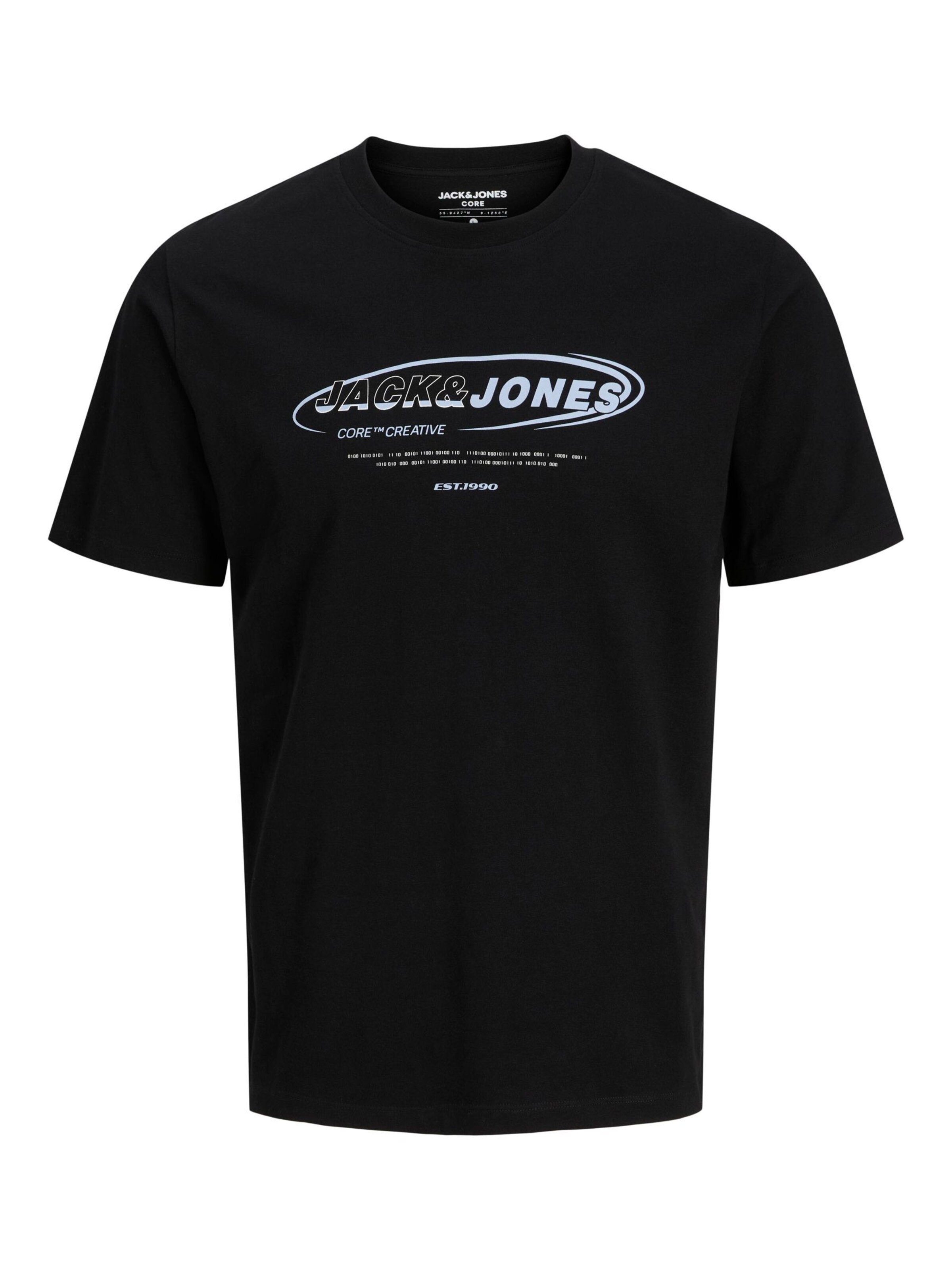 JACK & JONES Bluser & t-shirts i sort: forside