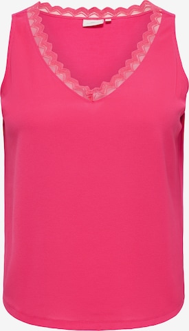 ONLY Carmakoma Top 'CARTANI' – pink: přední strana