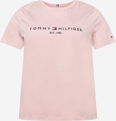 Tommy Hilfiger Curve T-shirt en bleu marine / rose clair / rouge / blanc, Vue avec produit