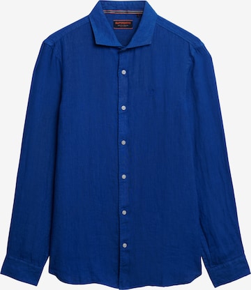 Superdry Overhemd 'Vacation' in Blauw: voorkant