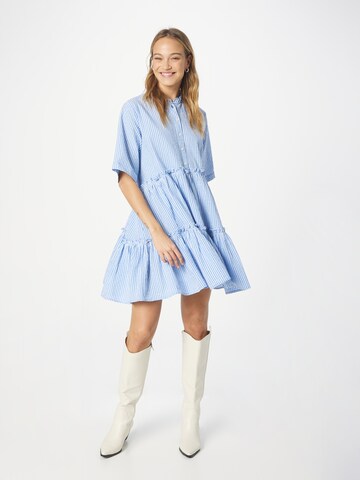 Stella Nova Платье-рубашка 'HALIA LUE' в Синий: спереди