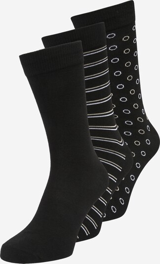 JACK & JONES Socken 'FELIX' in schwarz / weiß, Produktansicht
